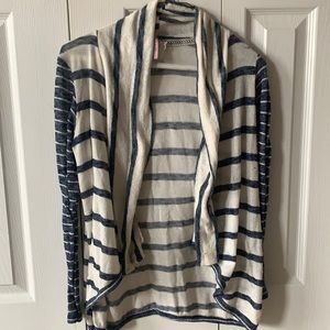 striped cardigan